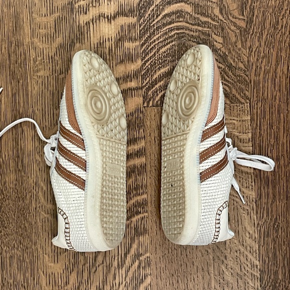 Adidas Wales Bonner White/Brown Samba Sneakers - Picture 3 of 5